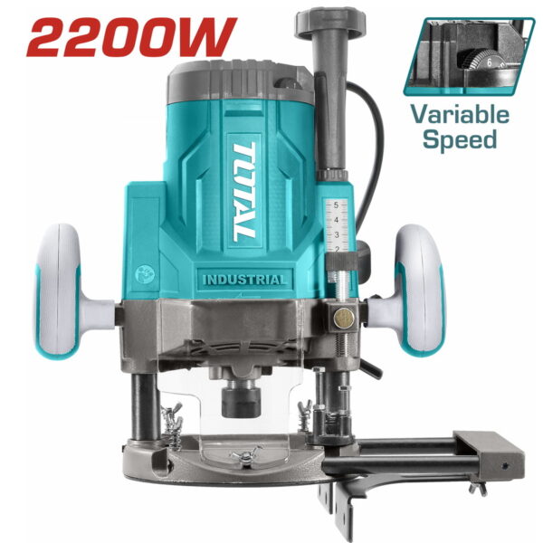 Défonceuse électrique TOTAL 2200W