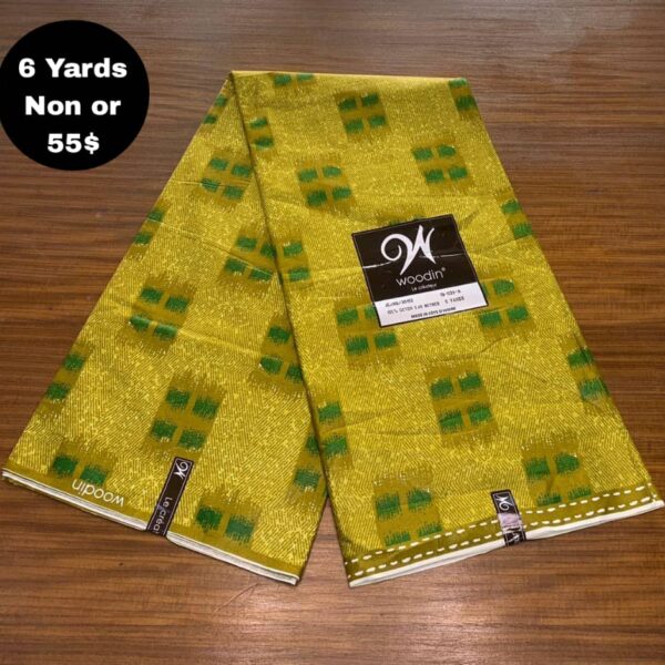 Pagne Wax Africain - Ambre Doré