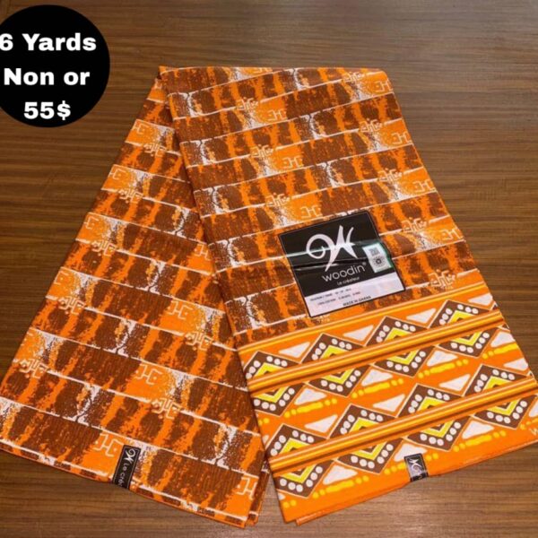 Pagne Wax Africain - Terre Cuite