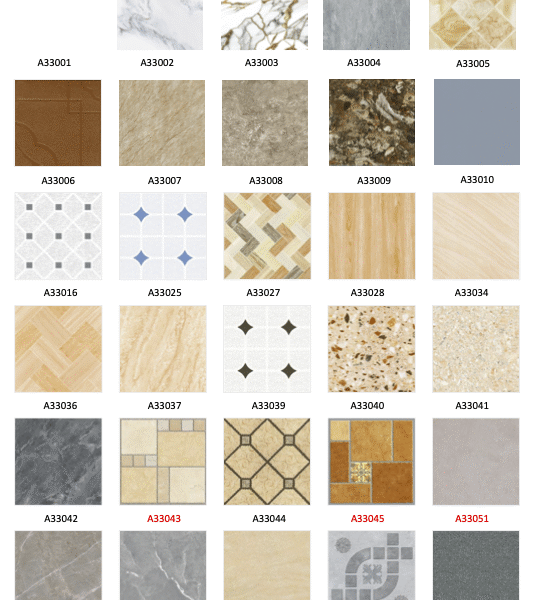 Carrelage sol 30×30 (brillant / mat)