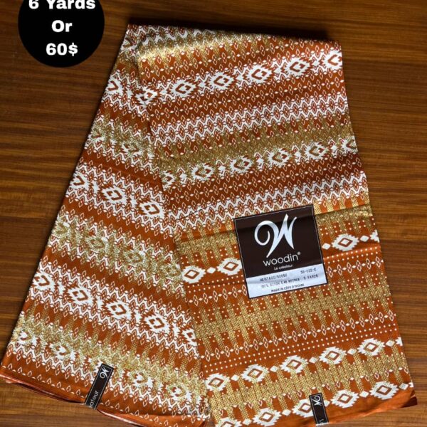 Pagne Wax Africain - Orange