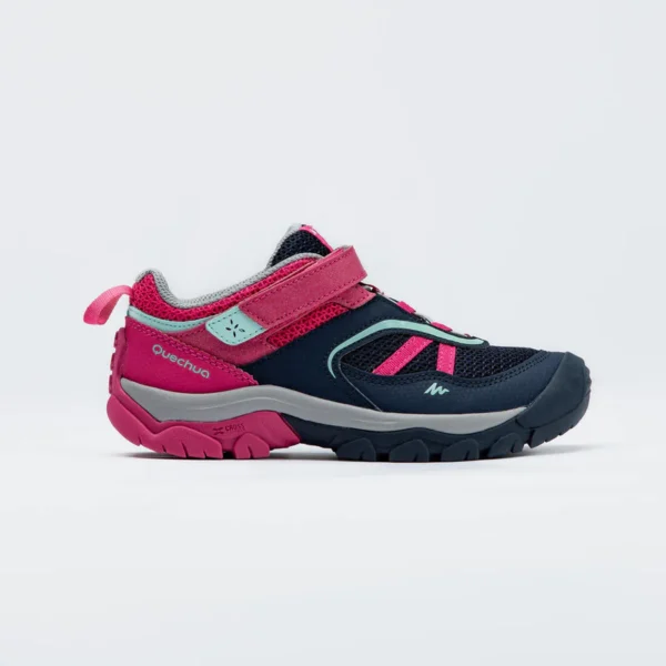 Chaussures De Randonnée Montagne Avec Scratch Fille Crossrock Bleues/Rose 24-34 – Disponible à Kinshasa