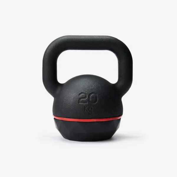 Kettlebell En Fonte Et Base Caoutchouc 20 Kg, Fonte En Partie Recyclée – Disponible à Kinshasa