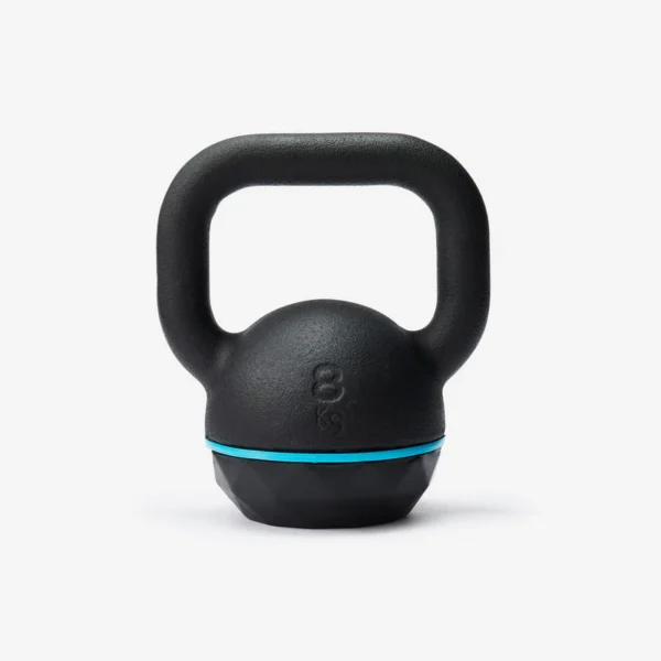 Kettlebell En Fonte Et Base Caoutchouc 8 Kg, Fonte En Partie Recyclée – Disponible à Kinshasa