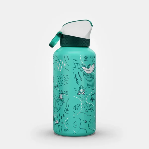 Gourde 500 Enfant 0,6L En Alu, Bouchon Instantané, Pipette Et Paille, Randonnée – Disponible à Kinshasa