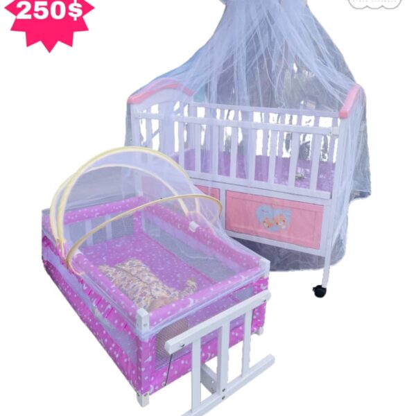 BERCEAU BALANCE EN BOIS