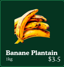 Makemba - Banane Plantain