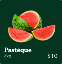 Pastèque 4kg