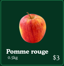 Pɔmɛ ya motane – Pomme rouge
