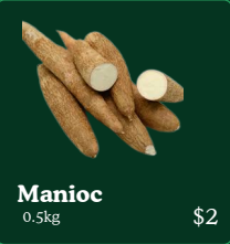 Manioko - Manioc
