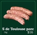S de Toulouse porc