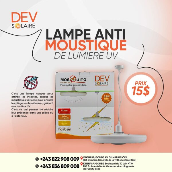 Lampe anti moustique UV
