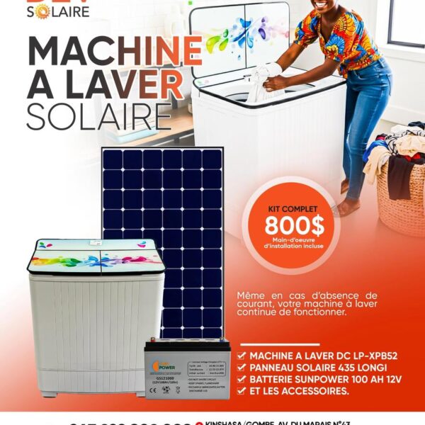 Machine à laver solaire