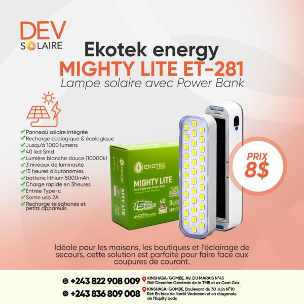 Ekotek Energy MYGHTY LITE ET-281