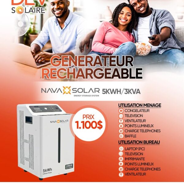 Générateur rechargeable