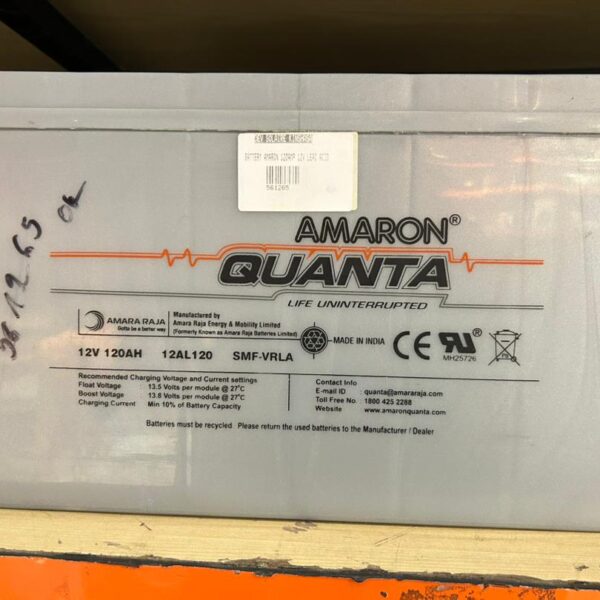 Batterie Amaron Quanta 12V 120AH 12AL120 SMF-VRLA