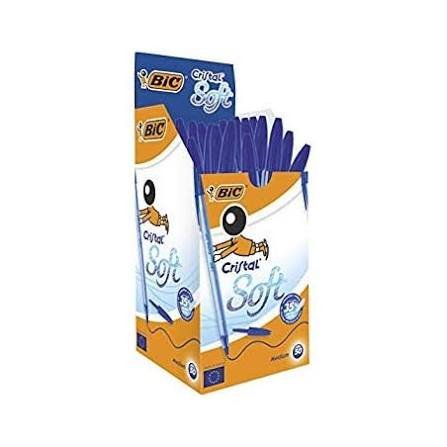 Boîte de 50 stylos bille bleus