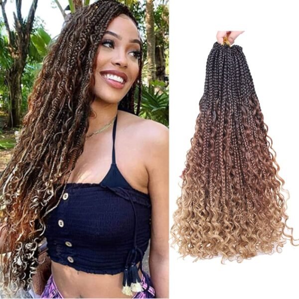 Mèche crochet box braids préfaites