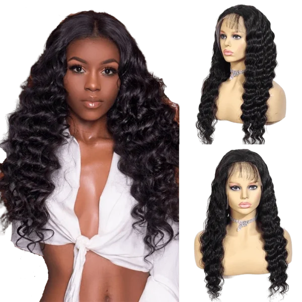 Perruque full lace en cheveux naturels