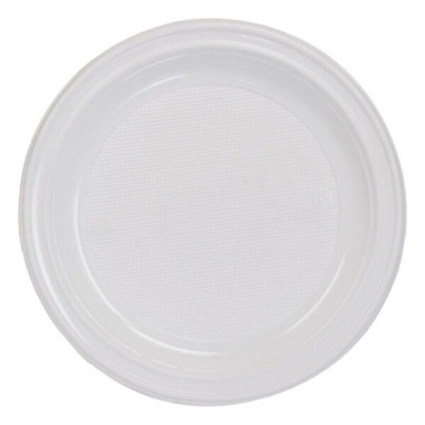 Lot d'assiettes en plastique