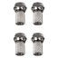 Lot de fiches F pour câble coaxial
