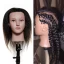 Tête à coiffer (mannequin) pour perruques